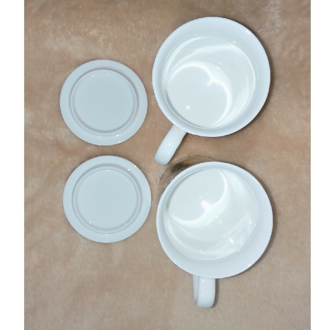ペアマグカップ 蓋付き インテリア/住まい/日用品のキッチン/食器(グラス/カップ)の商品写真