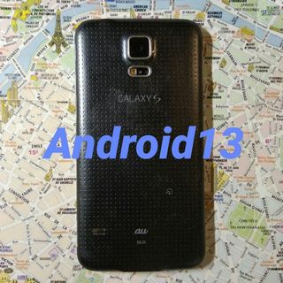 サムスン(SAMSUNG)のGalaxy S5 SCL23 Android13 au(スマートフォン本体)