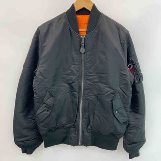 アルファインダストリーズ(ALPHA INDUSTRIES)のALPHA INDUSTRIES アルファインダストリーズ メンズ ブルゾン MA-1 フライヤージャケット ブラック(ブルゾン)