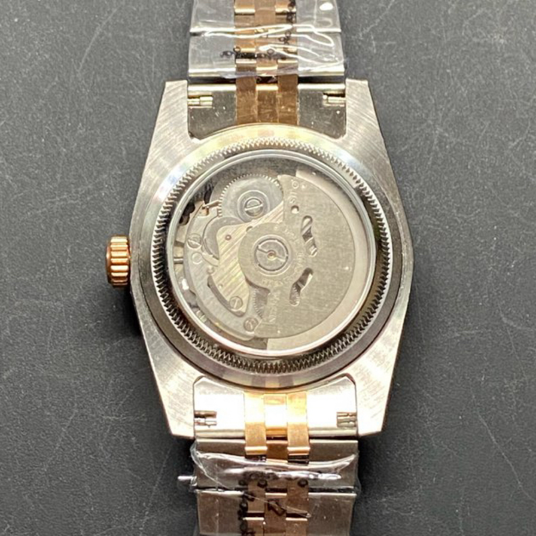 NH35 カスタム mod 36mm フルーテッド ジュビリーブレス ゴールド メンズの時計(腕時計(アナログ))の商品写真