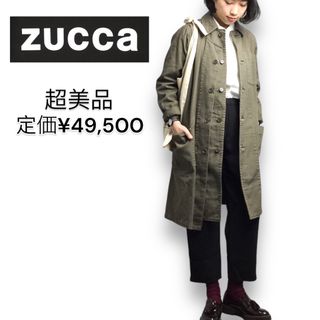 ズッカ(ZUCCa)の【美品】zucca ズッカ ミリタリーコート スプリング モッズコート ロング(スプリングコート)