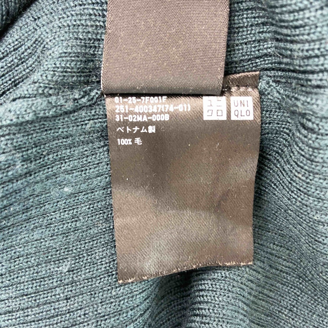 UNIQLO(ユニクロ)のUNIQLO ユニクロ レディース ニット/セーター タートルネック グリーン ウール レディースのトップス(ニット/セーター)の商品写真