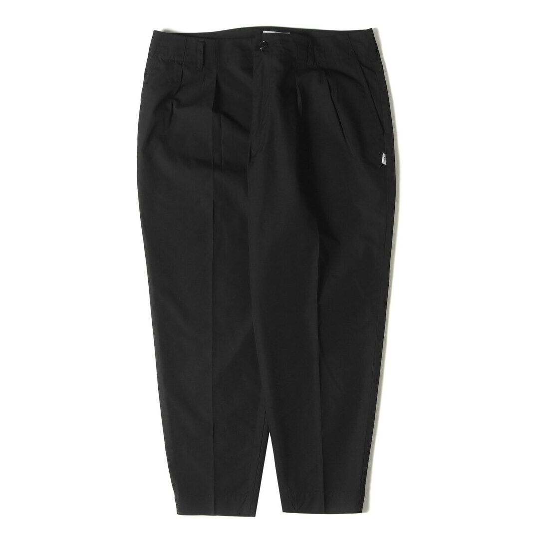 W)taps(ダブルタップス)のWTAPS ダブルタップス パンツ サイズ:L 22AW 2タック ワイド テーパード サルエルパンツ SHINOBI TROUSERS ブラック 黒 ボトムス シノビ トラウザー ズボン【メンズ】【中古】 メンズのパンツ(サルエルパンツ)の商品写真