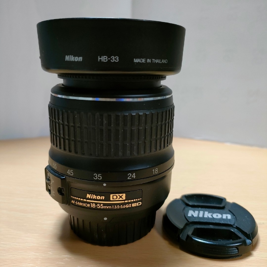 Nikon(ニコン)のNikon ズームレンズ DX18-55 F3.5-5.6GⅡED ニコン スマホ/家電/カメラのカメラ(レンズ(ズーム))の商品写真