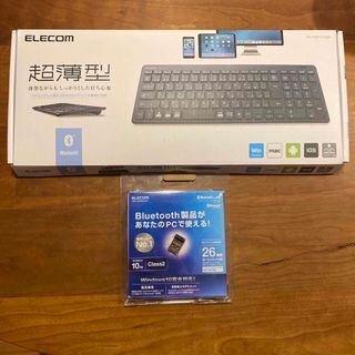 エレコム(ELECOM)の【別売アダプタ付き】エレコム Bluetoothキーボード 薄型(PC周辺機器)