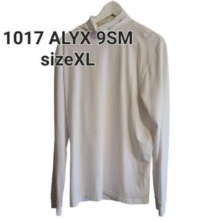 1017 ALYX  9SMアリクス タートルネック シャツホワイト XL(Tシャツ/カットソー(七分/長袖))