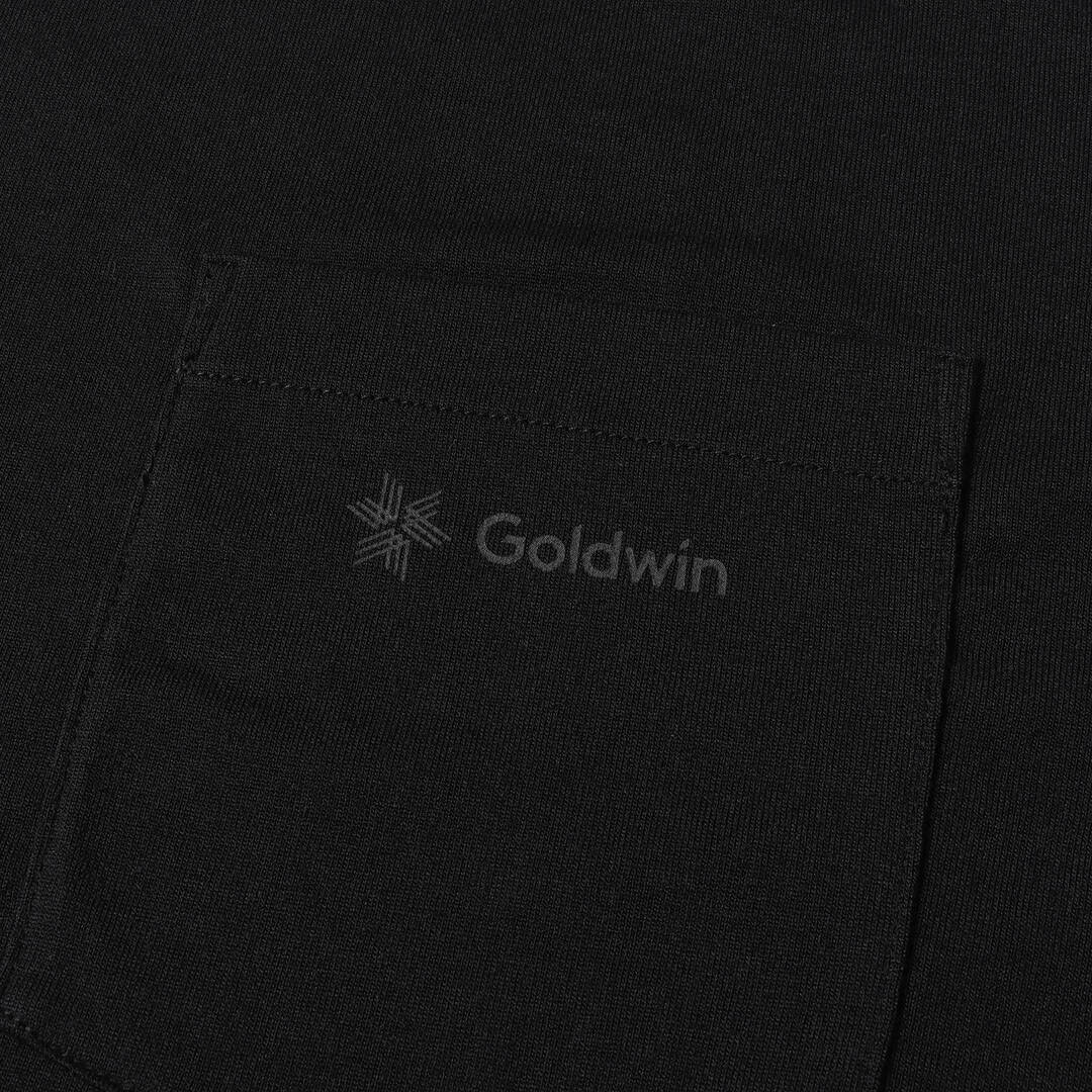 GOLDWIN(ゴールドウィン)の美品 GOLDWIN ゴールドウイン Tシャツ サイズ:M 21SS ビッグ ロゴ ロングスリーブ ポケット 長袖Tシャツ BIG LOGO L/S PKT T GM42147P トップス カットソー ロンT ブラック 黒【メンズ】【中古】 メンズのトップス(Tシャツ/カットソー(七分/長袖))の商品写真