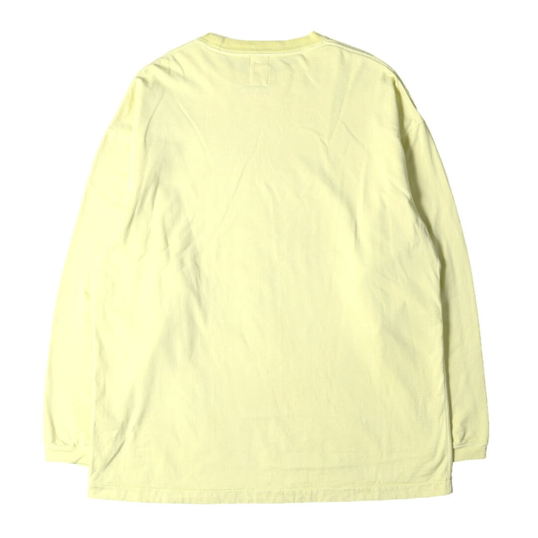 Ron Herman(ロンハーマン)のRon Herman ロンハーマン Tシャツ サイズ:S 22SS エア プルオーバー ロングスリーブTシャツ Air Pullover Tee 3520900041 トップス 長袖 カットソー ロンT 裏毛 RHC ペールイエロー 日本製【メンズ】【中古】 メンズのトップス(Tシャツ/カットソー(七分/長袖))の商品写真