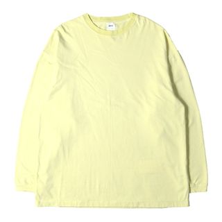 ロンハーマン(Ron Herman)のRon Herman ロンハーマン Tシャツ サイズ:S 22SS エア プルオーバー ロングスリーブTシャツ Air Pullover Tee 3520900041 トップス 長袖 カットソー ロンT 裏毛 RHC ペールイエロー 日本製【メンズ】【中古】(Tシャツ/カットソー(七分/長袖))