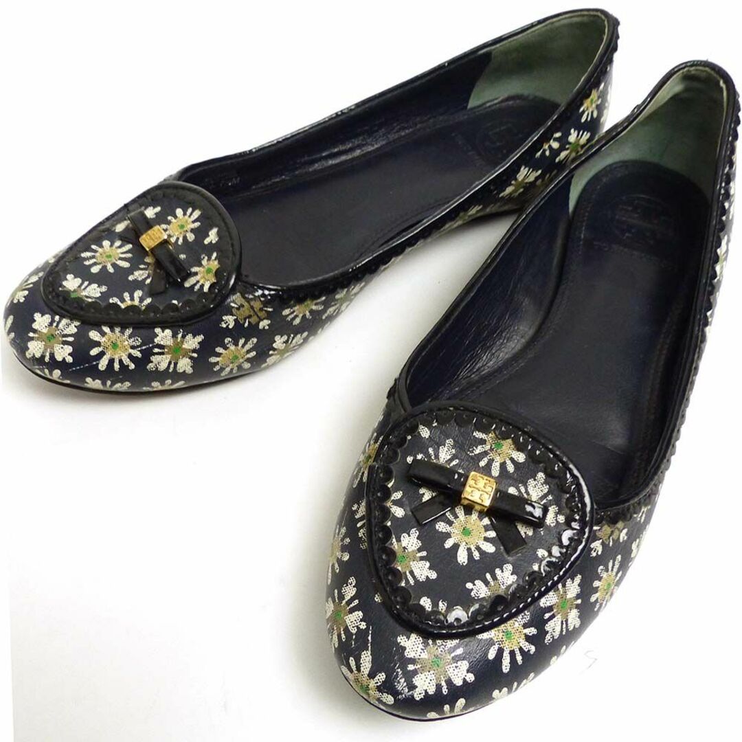 Tory Burch(トリーバーチ)のTORY BURCH / トリーバーチ 花柄 フラットシューズ7 1/2M レディースの靴/シューズ(ハイヒール/パンプス)の商品写真