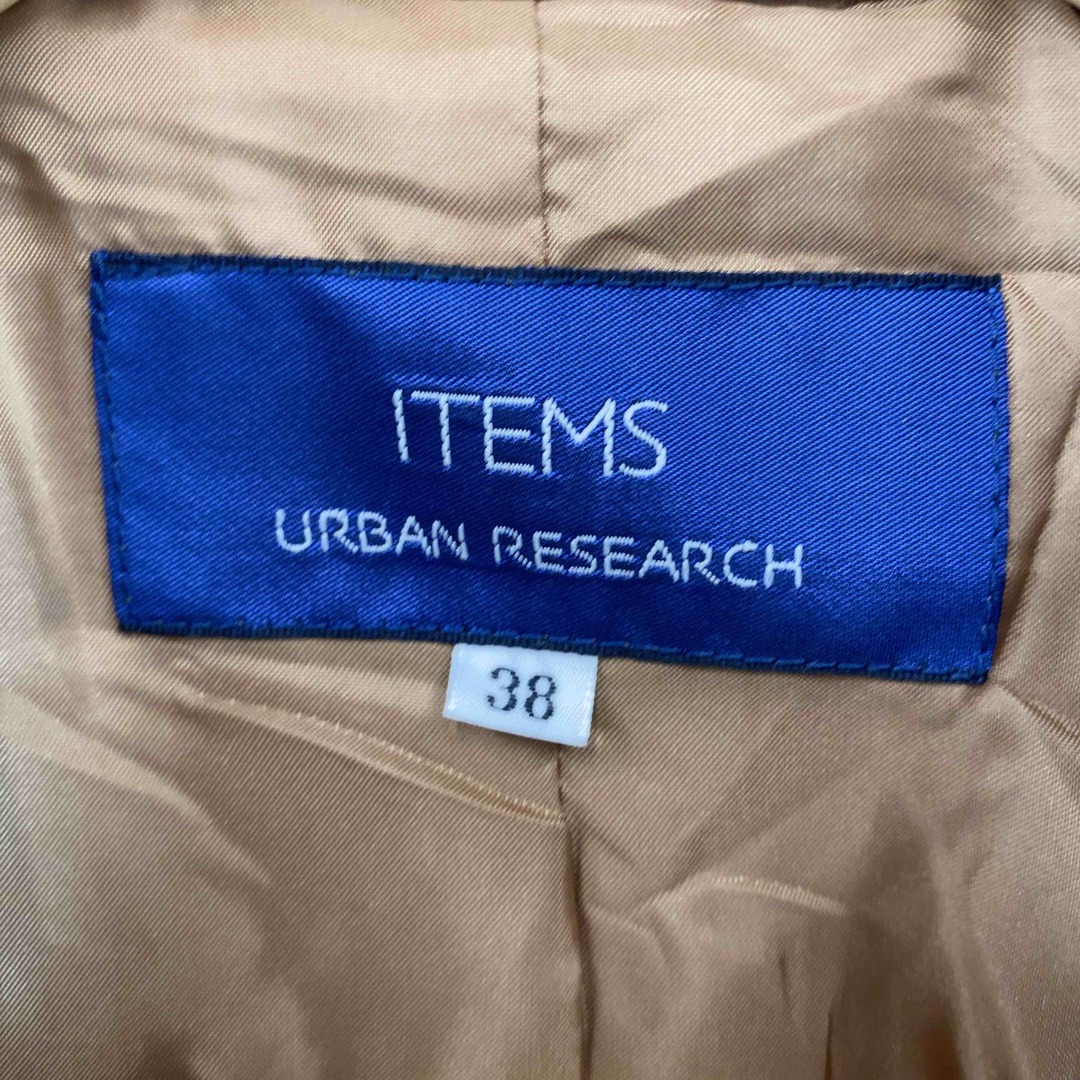 URBAN RESEARCH(アーバンリサーチ)のITEMS URBAN RESEARCH アイテムズアーバンリサーチ メンズ チェスターコート　キャメル　毛混 メンズのジャケット/アウター(チェスターコート)の商品写真