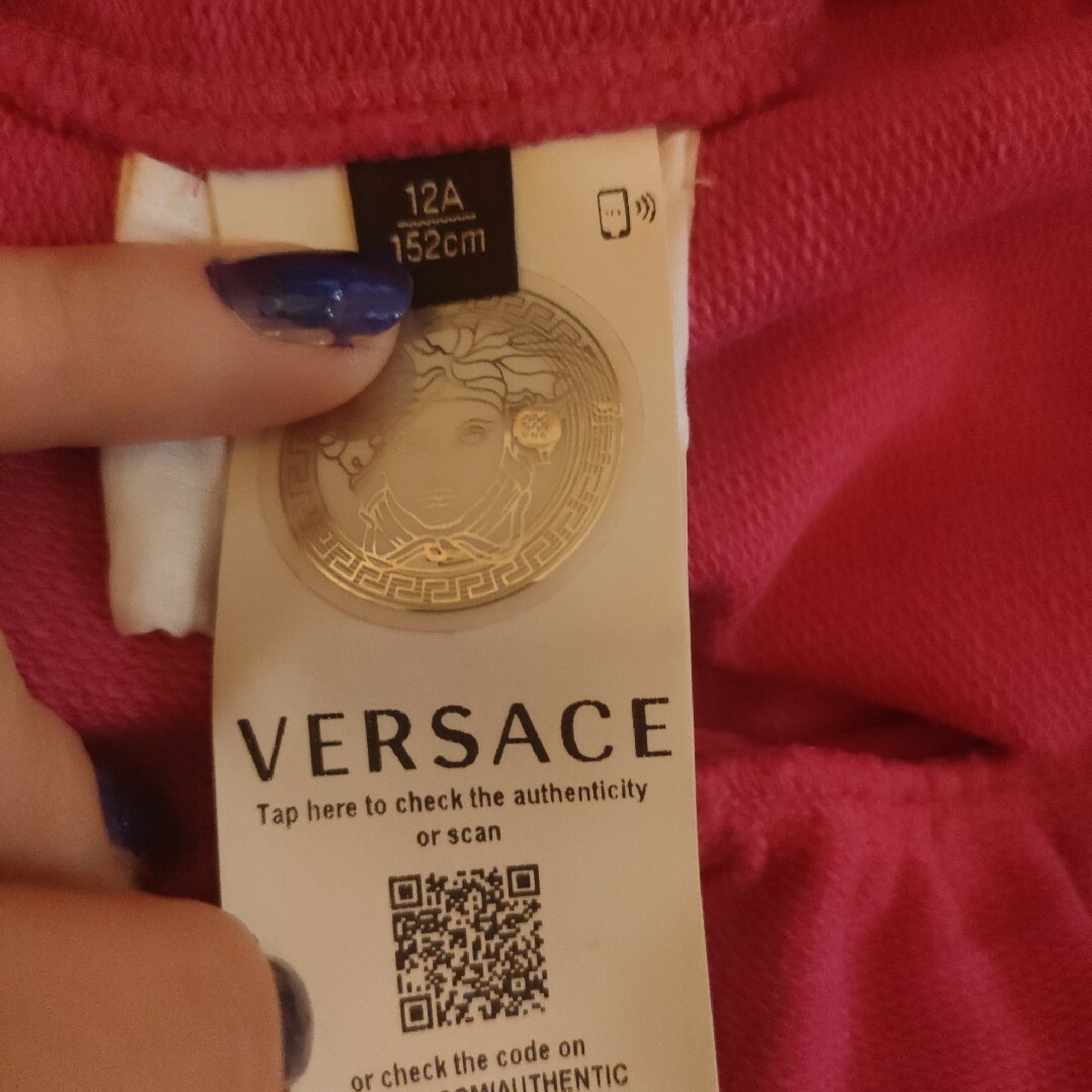 VERSACE(ヴェルサーチ)のversace ロングトレーナー レディースのトップス(トレーナー/スウェット)の商品写真