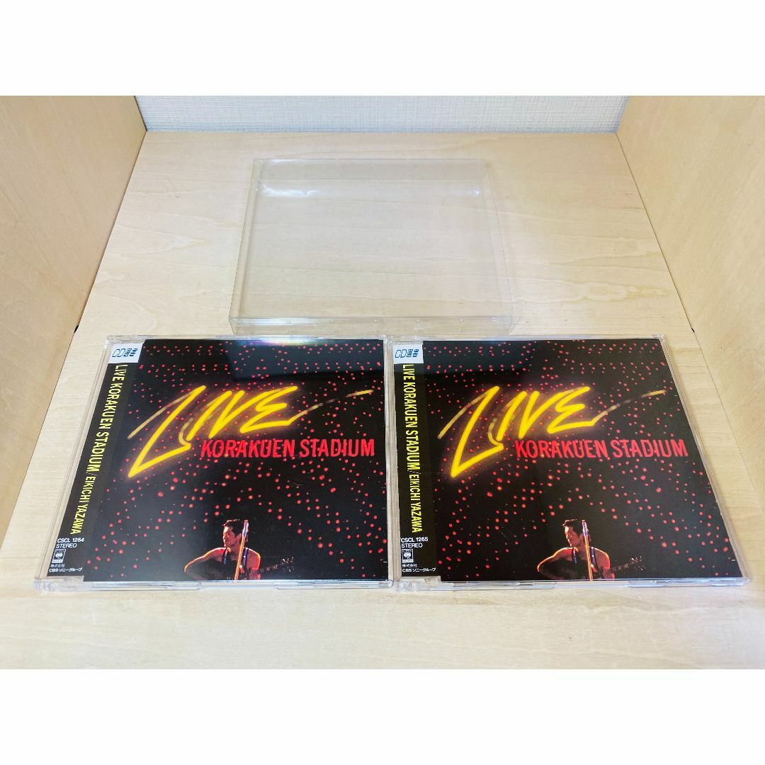 上品 矢沢永吉 廃盤 ライブ CD 3枚セット (クリアケース付) ポップス+ロック(邦楽)