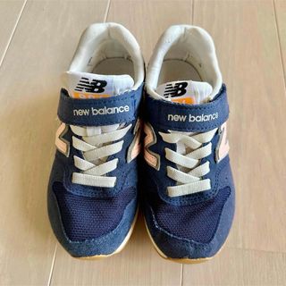 ニューバランス(New Balance)のニューバランス 17cm キッズスニーカー 996 紺 薄ピンク(スニーカー)