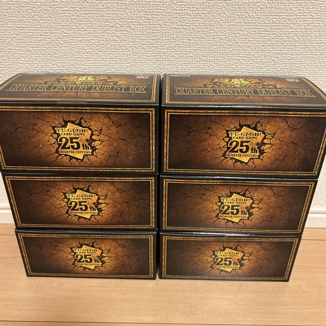 遊戯王(ユウギオウ)の【新品未開封】遊戯王 クォーターセンチュリーデュエリストボックス 6BOX エンタメ/ホビーのトレーディングカード(Box/デッキ/パック)の商品写真