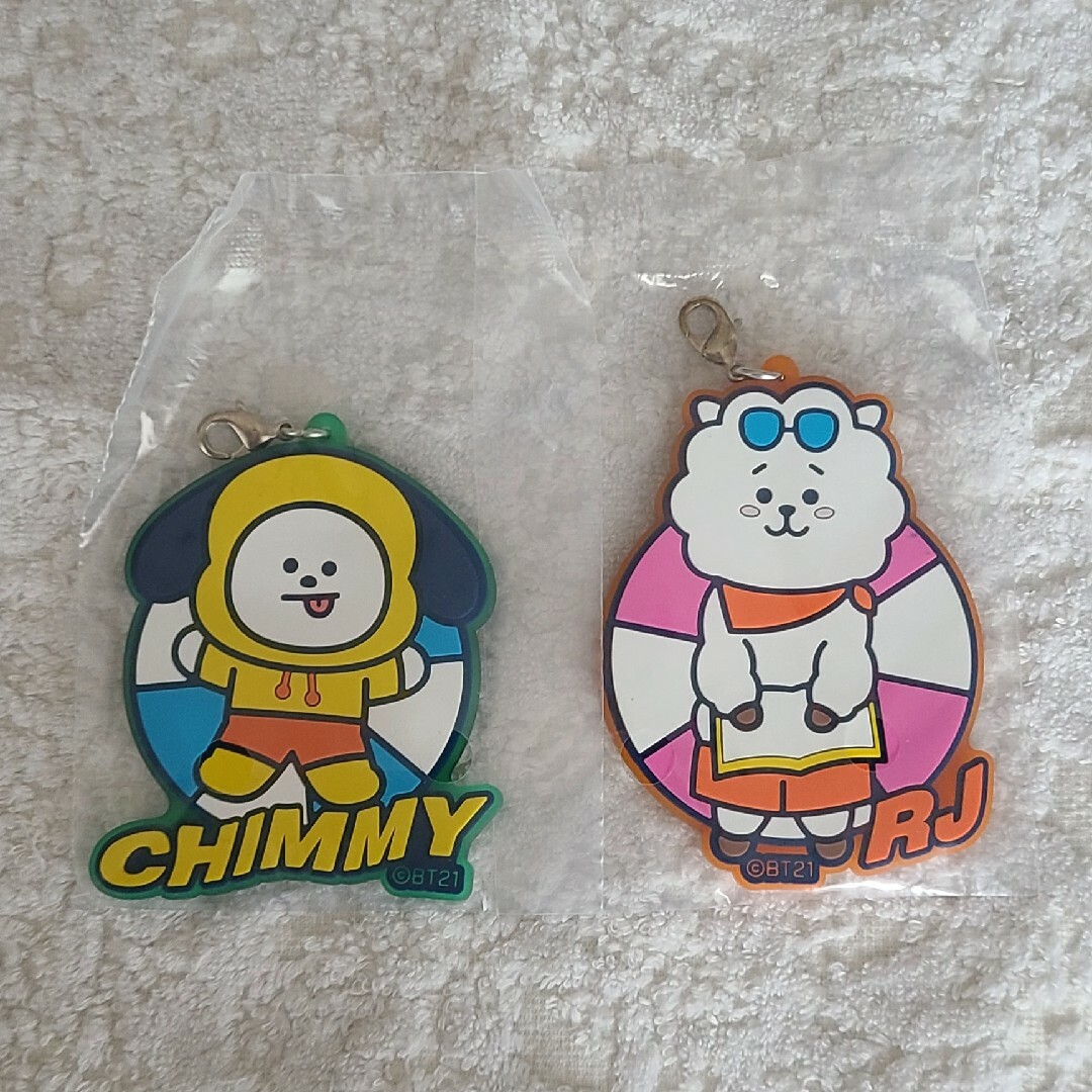 BT21(ビーティーイシビル)のBT21 CHIMMY RJ ラバーマスコット エンタメ/ホビーのおもちゃ/ぬいぐるみ(キャラクターグッズ)の商品写真