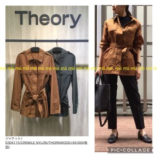 セオリー(theory)の✤2020FW セオリー Theory ウォッシャブル ミニタリー ジャケット✤(ミリタリージャケット)