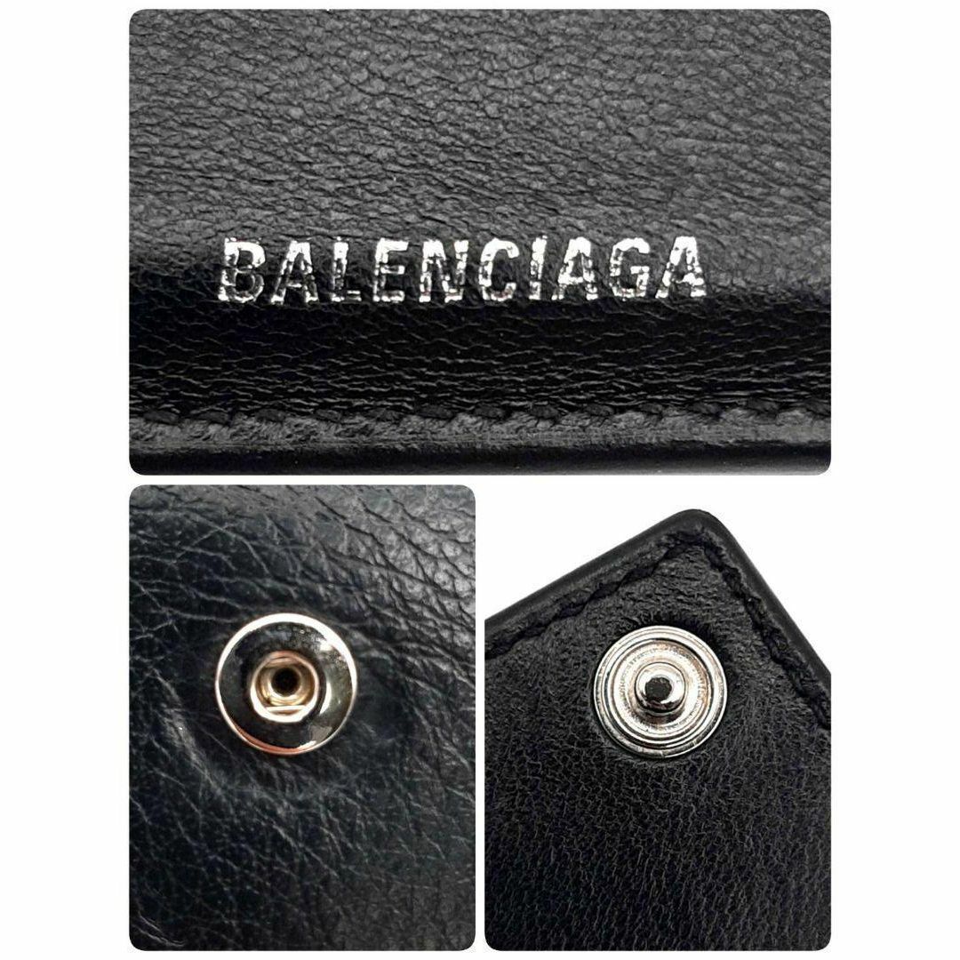 Balenciaga(バレンシアガ)のバレンシアガ 615653 レザー ペーパー 三つ折り財布 メンズのファッション小物(折り財布)の商品写真