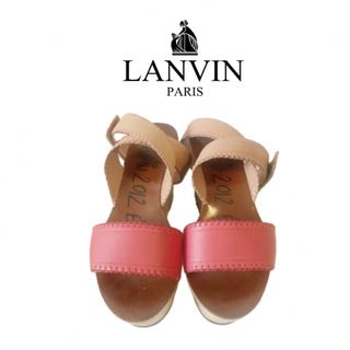 ランバン(LANVIN)のLANVIN ランバン　お洒落な厚底ウェッジサンダル(サンダル)