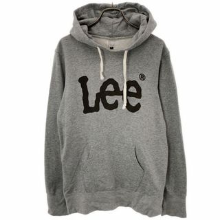 リー(Lee)のリー 長袖 スウェットパーカー M グレー Lee プルオーバー トレーナー レディース 古着 【240317】(パーカー)