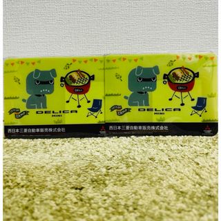 ミツビシ(三菱)の【非売品】デリ丸マウスパッド & ステッカー（デリカミニ)(その他)