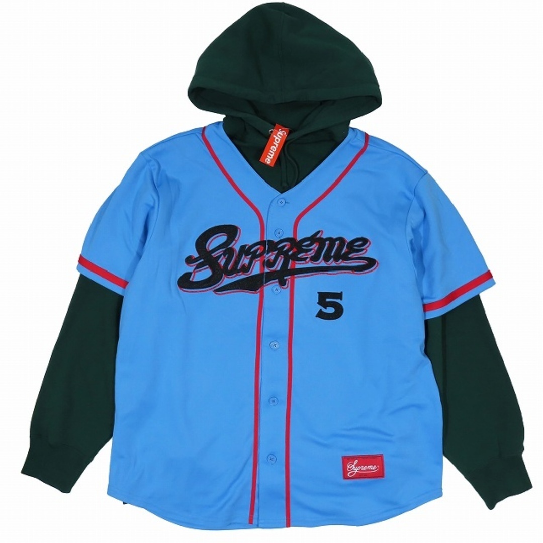 Supreme(シュプリーム)のシュプリーム ベースボール ジャージ フーディ スウェット トレーナー  メンズのトップス(パーカー)の商品写真