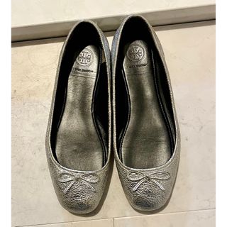 トリーバーチ(Tory Burch)のトリーバーチ　パンプス　シルバー(バレエシューズ)