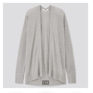 ユニクロ(UNIQLO)のユニクロ　リヨセルシルクリラックスカーディガン(カーディガン)