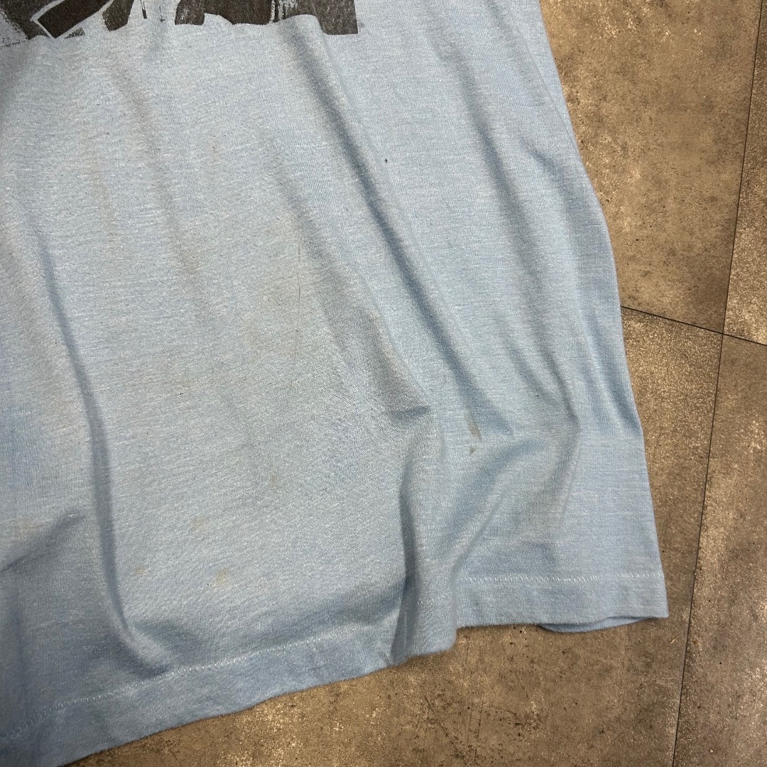 SCREEN STARS(スクリーンスターズ)の80s スクリーンスターズ ヴィンテージtシャツ USA製 XL ライトブルー メンズのトップス(Tシャツ/カットソー(半袖/袖なし))の商品写真
