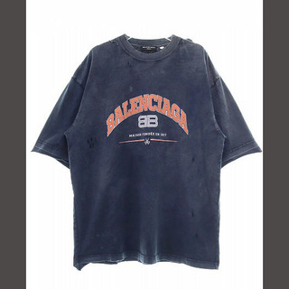 バレンシアガ(Balenciaga)のバレンシアガ BALENCIAGA  22SS T-shirt クラッシュ加工(Tシャツ/カットソー(半袖/袖なし))