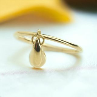 ティファニー(Tiffany & Co.)の◆TIFFANY&Co. ティファニー　揺れるティアドロップリング　750YG(リング(指輪))