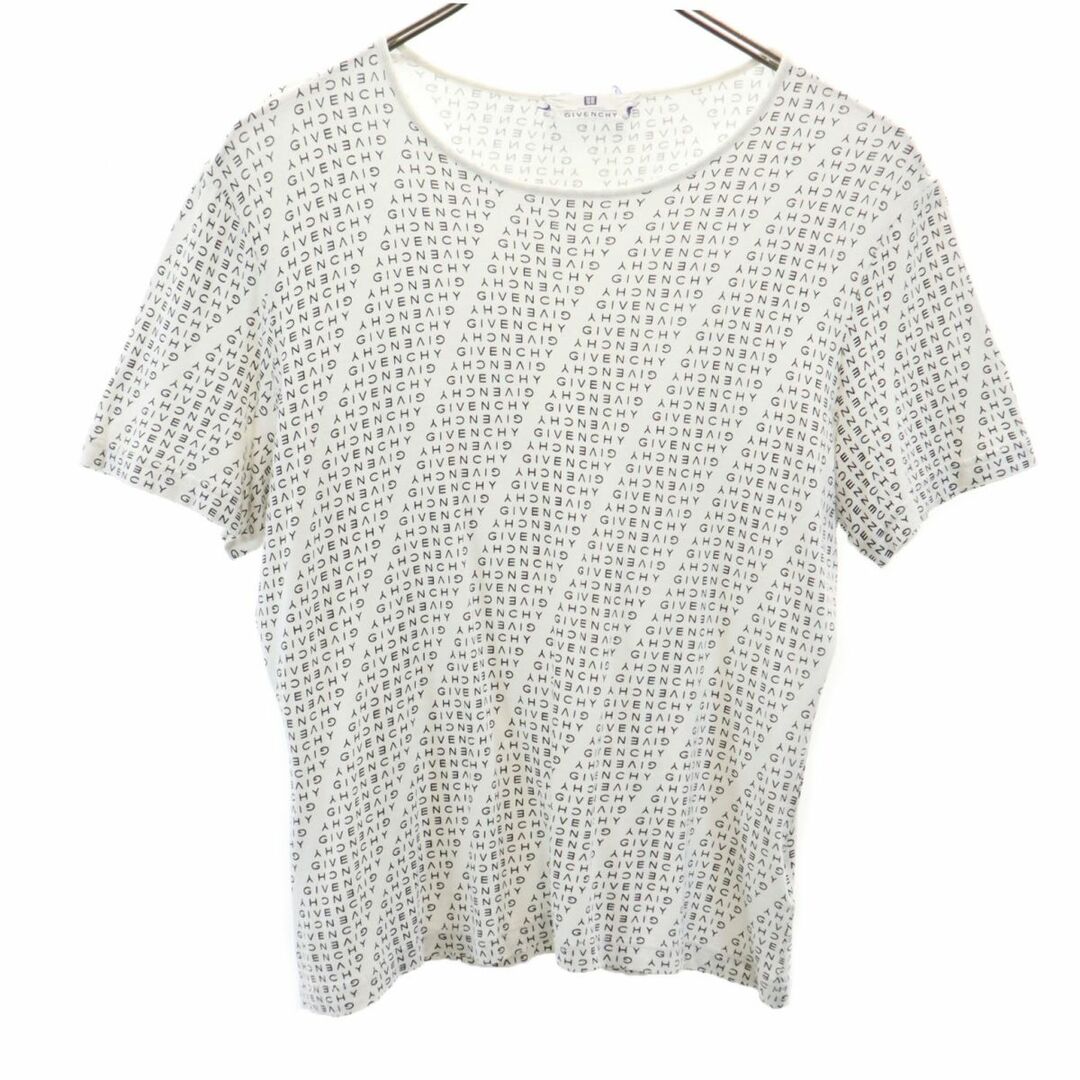 GIVENCHY(ジバンシィ)のジバンシィ 総柄 半袖 Tシャツ L ホワイト GIVENCHY レディース 古着 【240317】 メール便可 レディースのトップス(Tシャツ(半袖/袖なし))の商品写真