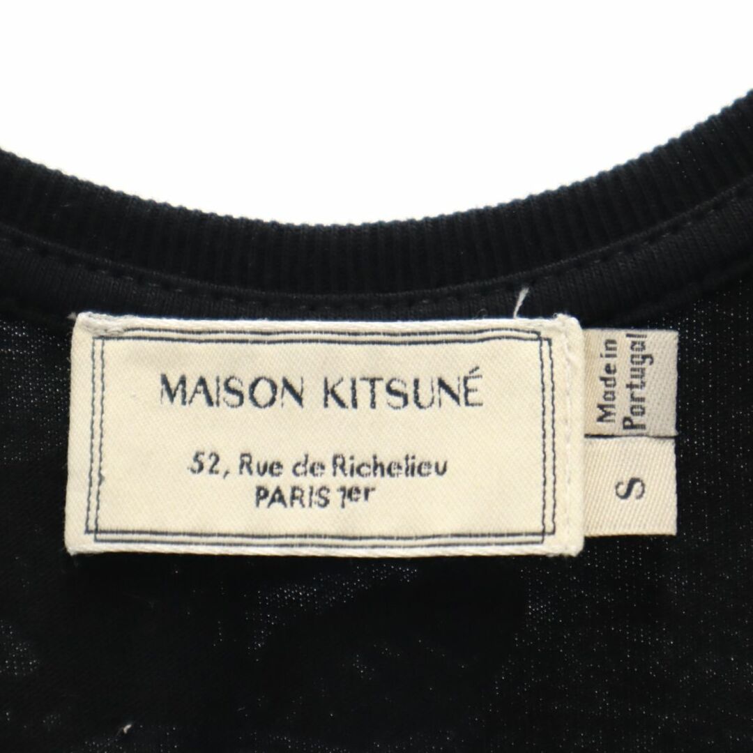 MAISON KITSUNE'(メゾンキツネ)のメゾンキツネ 総柄 ノースリーブ ワンピース S ブラック MAISON KITSUNE レディース 古着 【240317】 レディースのワンピース(その他)の商品写真