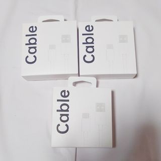 オッポ(OPPO)の未開封品★OPPO★USBケーブル★Ctype★3個セット(バッテリー/充電器)