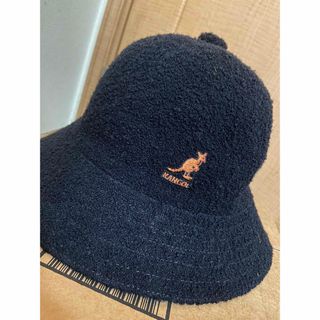 カンゴール(KANGOL)のKANGOL 黒オレンジ ハット 帽子(ハット)