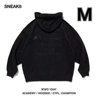 ダブルタップス(W)taps)のWtaps x Champion Academy パーカー フーディ　 M(パーカー)