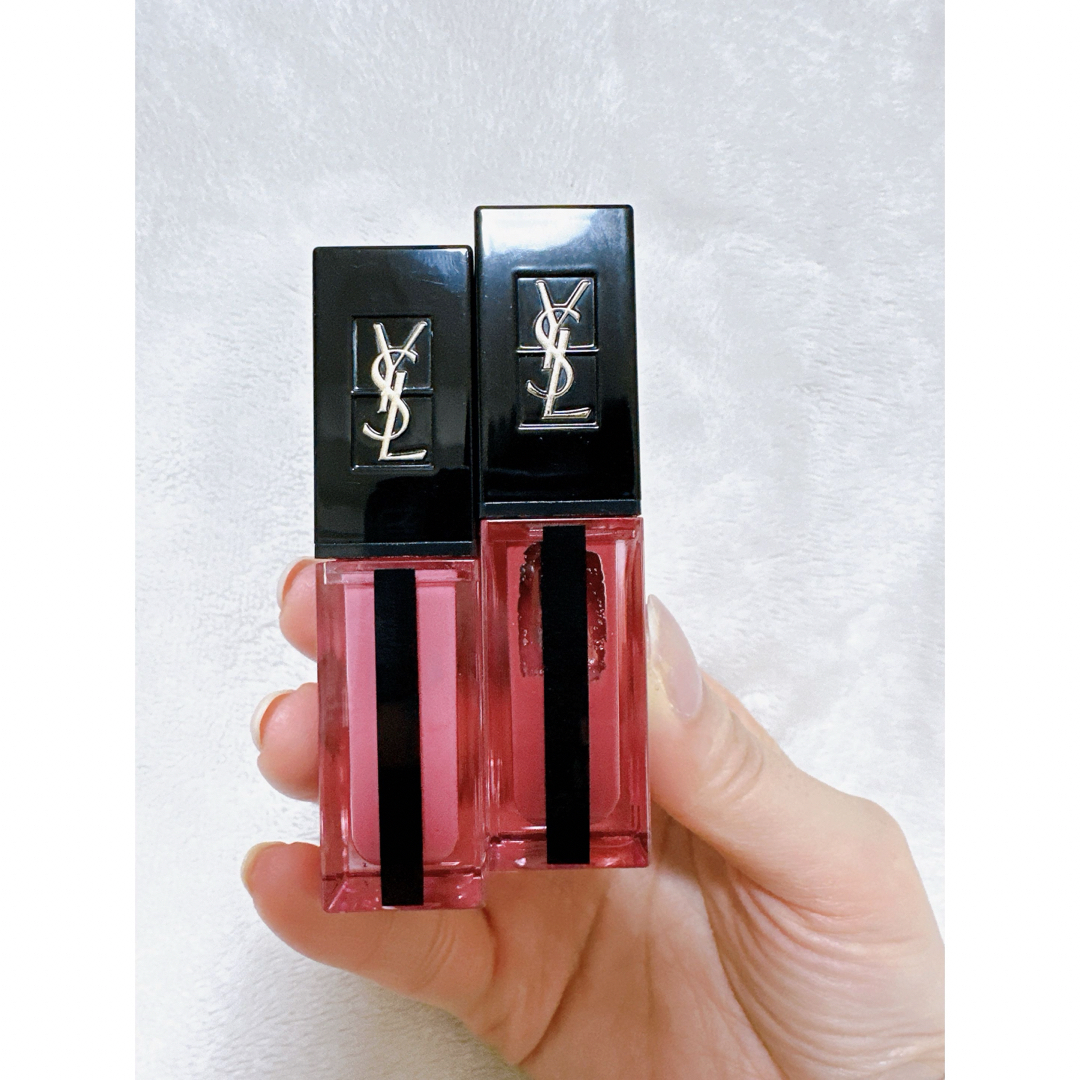 Yves Saint Laurent(イヴサンローラン)のルージュ ピュールクチュール ヴェルニ ウォーター スティン　#614 #617 コスメ/美容のベースメイク/化粧品(リップグロス)の商品写真