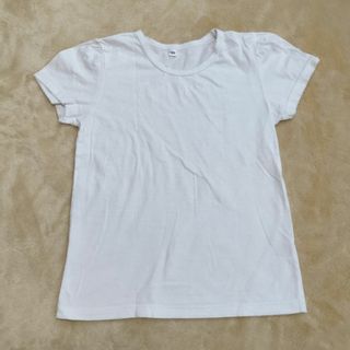 ニシマツヤ(西松屋)のＴシャツ　ホワイト　白　140　西松屋　女児　キッズ　夏物(Tシャツ/カットソー)