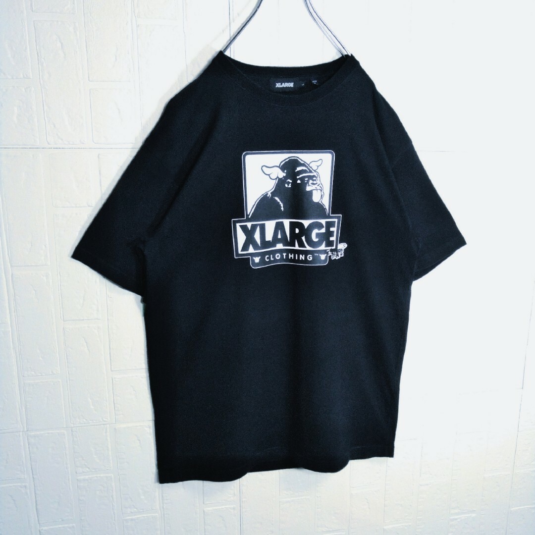 XLARGE(エクストララージ)の《X-LARGE》ディーフェイス コラボ 　Tシャツ　ロゴプリント　半袖 メンズのトップス(Tシャツ/カットソー(半袖/袖なし))の商品写真