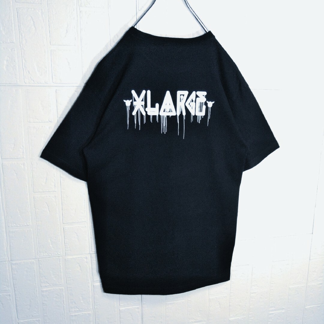 XLARGE(エクストララージ)の《X-LARGE》ディーフェイス コラボ 　Tシャツ　ロゴプリント　半袖 メンズのトップス(Tシャツ/カットソー(半袖/袖なし))の商品写真