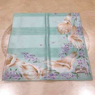 mila schon - ミラ ショーン　花柄💐　大判ハンカチ　新品、未使用品