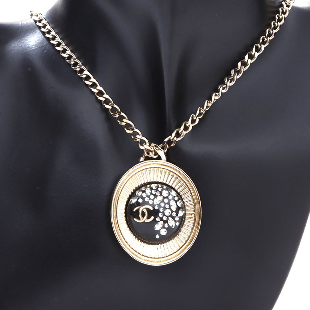 シャネル CHANEL ココマーク ラインストーン ネックレス シャネル CHANEL ココマーク ラインストーン ネックレス