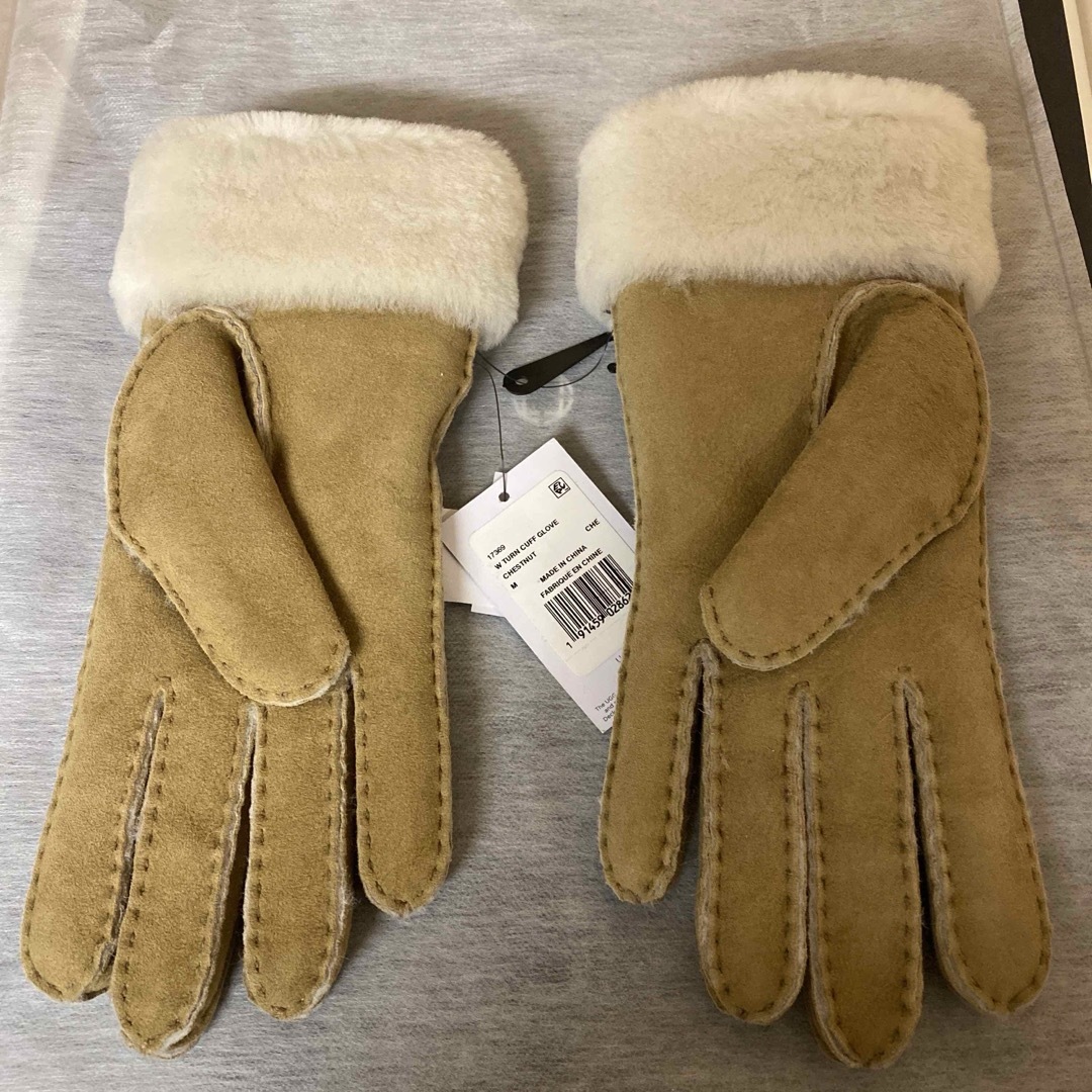 アグ　UGG手袋 17369 W TURN CUFF GLOVE チェスナット