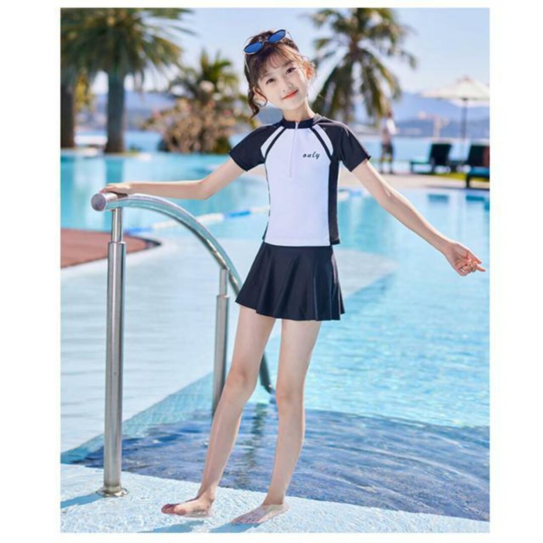 【並行輸入】キッズ 水着 2点セット pk32018 キッズ/ベビー/マタニティのキッズ服女の子用(90cm~)(水着)の商品写真