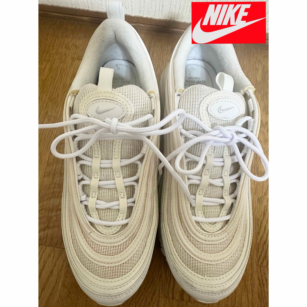 NIKE(ナイキ)のナイキ　NIKE スニーカー　エアマックス97  ホワイト　美品 レディースの靴/シューズ(スニーカー)の商品写真