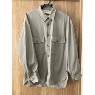 オーラリー(AURALEE)のAURALEE オーラリー　WOOL MAX GABARDINE SHIRTS(シャツ)