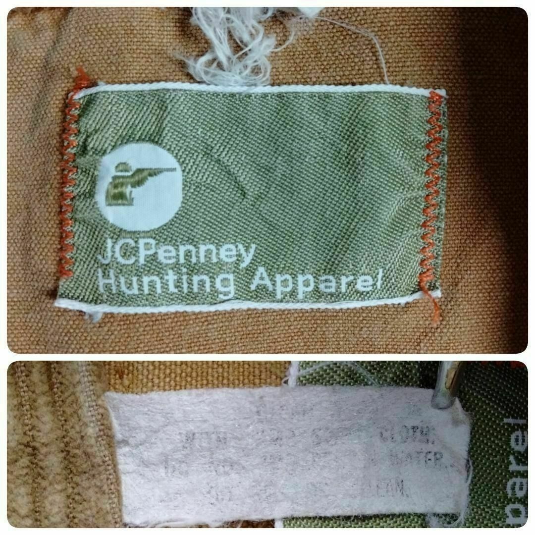 JC Penny☆ハンティングジャケット　ワークジャケット　ミリタリー　ブラウン メンズのジャケット/アウター(カバーオール)の商品写真