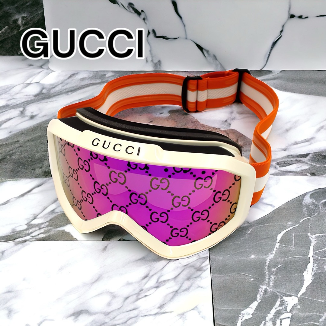 Gucci(グッチ)の【新品未使用】GUCCIグッチGG1210S-002 ゴーグル スキーマスク スポーツ/アウトドアのスノーボード(ウエア/装備)の商品写真