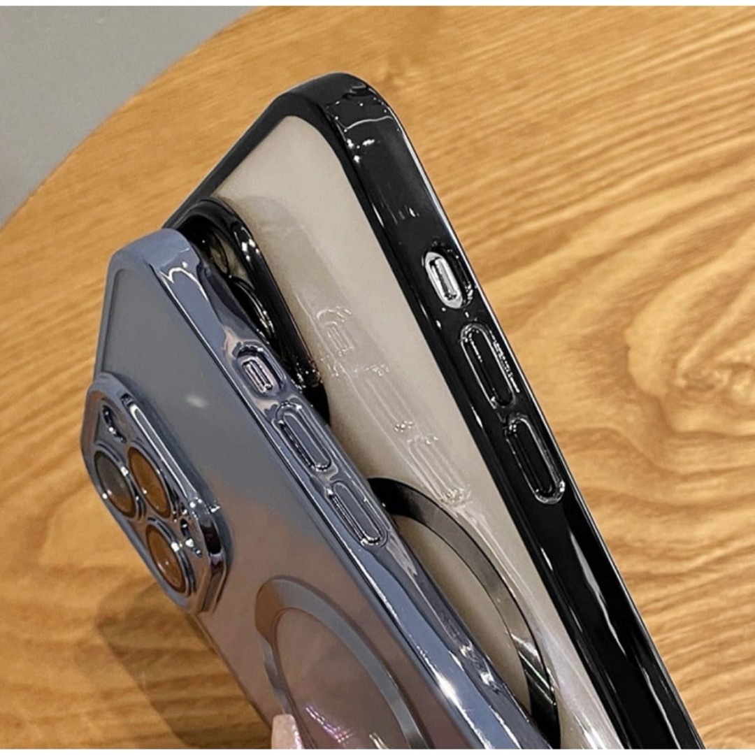 iPhone15Plus　シルバー　ケース　マグセーフ　MagSafe 対応　 スマホ/家電/カメラのスマホアクセサリー(iPhoneケース)の商品写真