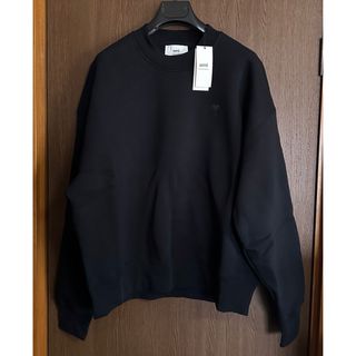 Maison Martin Margiela - 黒L新品 AMI Paris グラフィック スウェット シャツ オールブラック